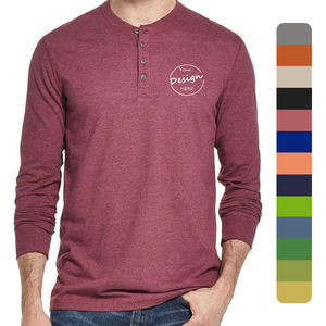 <span class=keywords><strong>Camiseta</strong></span> de manga larga de otoño para hombre, <span class=keywords><strong>camiseta</strong></span> <span class=keywords><strong>interior</strong></span> ajustada y cómoda con hombros caídos, botones múltiples para hombre - Product Image 4