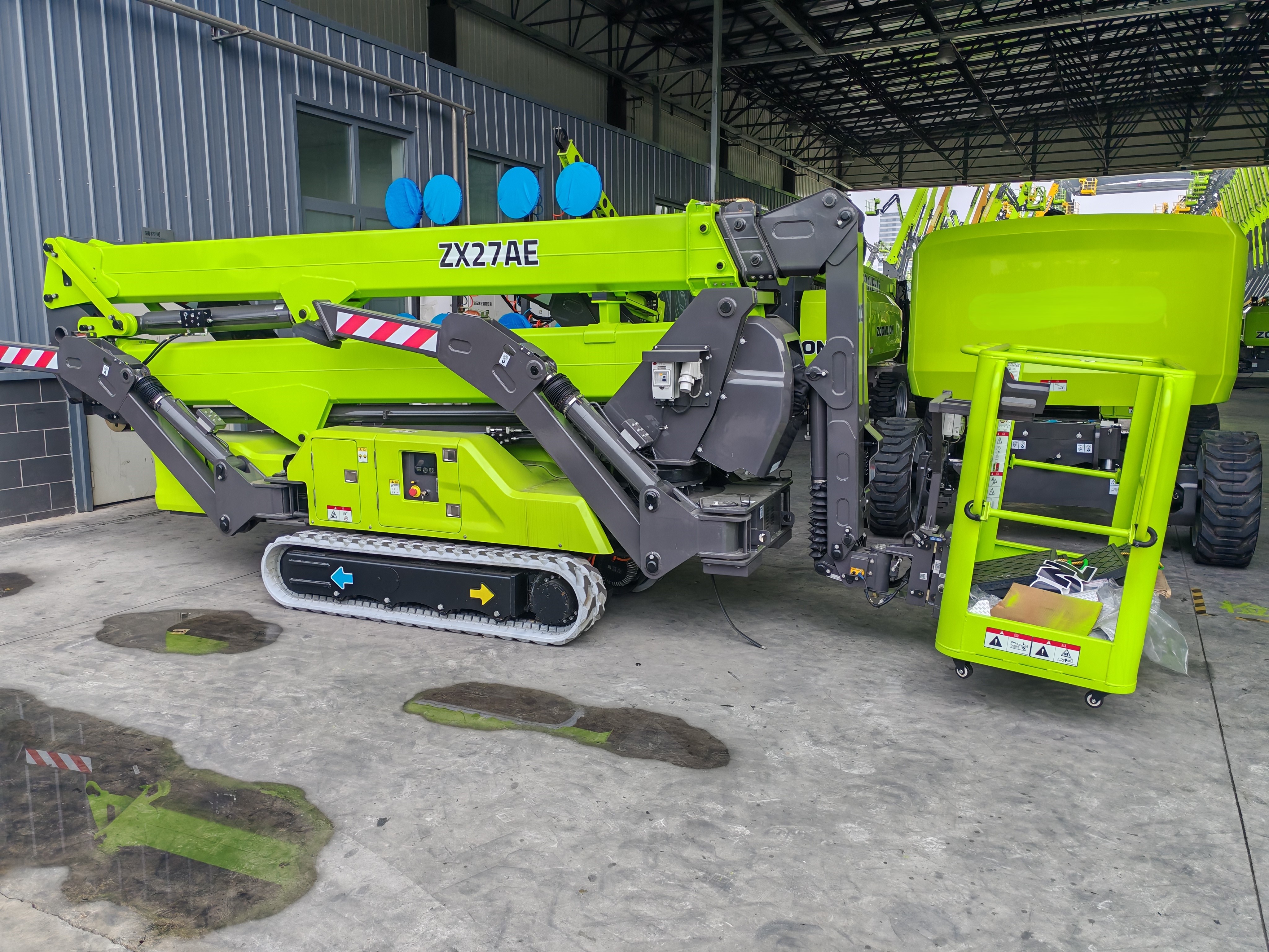 ZX27AE Ultra-Narrow Spider Lift Aerial Work Platform Electric High