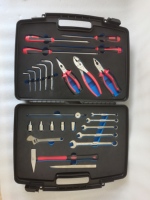 Juego de Herramientas de Titanio Pulido No Magnético de Alta Calidad Oak Professional, 27 Piezas, Estuche Rígido, Uso Médico OEM MRI