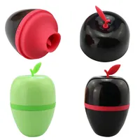 Mini Tongue Vibrator for Women, Nipple Sucker, Apple Shape