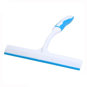 Limpiaparabrisas en Forma de T de Silicona, Herramienta de Limpieza para Autos, Material ABS Azul y Blanco, Raspador para Ventanas de Automóviles - Product Image 2