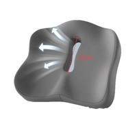 Coussin de siège de bureau pour longues sessions, en mousse à mémoire de forme, avec soutien lombaire, à récupération lente, pour soulager la pression du coccyx et des hanches