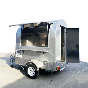 Mini camion de nourriture camping remorque restauration hot-dog chariot de nourriture mobile camion de nourriture entièrement cuisine - Product Image 4