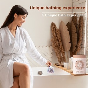 Sal <span class=keywords><strong>de</strong></span> Baño Mineral Natural <span class=keywords><strong>de</strong></span> Lavanda Epsom para Aliviar el Estrés Muscular, Mejorar el Sueño, Spa, Autocuidado, Regalo para Mujeres, Paquete Personalizado - Product Image 4