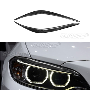 Cubiertas Decorativas para Faros Delanteros de Fibra de Carbono para BMW F87 M2 F22 F23 218i 220i 228i M235i M240i M Sport Coupe 2014-2019 - Product Image 1