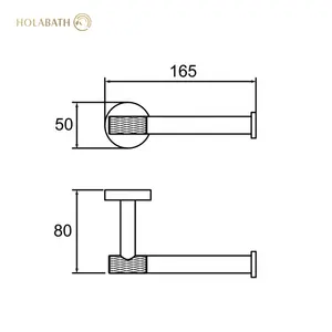 壁掛けロールトイレメタルバーティッシュ収納ブラッシュドバスルームペーパーホルダー