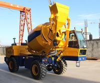 Pompe à béton électrique portable SDDOM Mini avec moteur diesel, remorque, 75KW, 2.5M, 15M/H