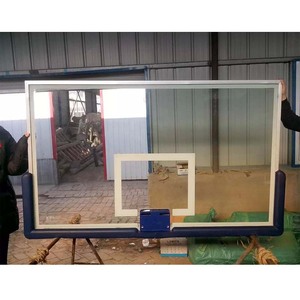 Marco de Aluminio y Acero con Acolchado, Tablero de <span class=keywords><strong>Baloncesto</strong></span> de Vidrio Templado para Exportación - Product Image 3