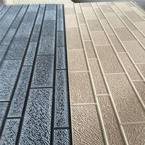 Paneles de <span class=keywords><strong>ladrillo</strong></span> de imitación de alta calidad, aislamiento térmico exterior, tablero de pared Interior, <span class=keywords><strong>Panel</strong></span> sándwich de PU, revestimiento de Metal - Product Image 2