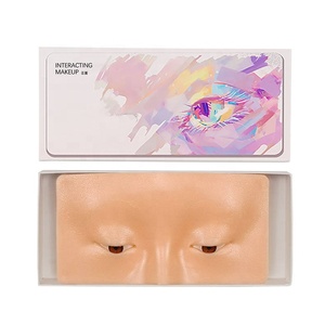 Kit de Entrenamiento Facial de Silicona al por Mayor para Tatuajes Permanentes y Maquillaje, Incluye Ojos y Tablero de Práctica con Máscara - Product Image 1