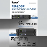 Amplificateur de puissance numérique professionnel de classe D à double canal 800W stéréo avec DSP intégré et audio haute résolution, boîtier métallique