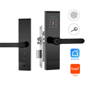 ระบบล็อคประตูโรงแรม ป้องกันการแอบดู รหัสผ่าน ลายนิ้วมือ คีย์การ์ด RFID Wifi Tuya TTlock แอปควบคุมระยะไกล ปลดล็อคประตูอัจฉริยะผ่านคลาวด์ - Product Image 2