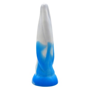 FAAK Dildo de Silicona Grande y Colorido, Tapón Anal, Juguetes Sexuales para Mujeres, Masturbador Femenino, Pene de Animal de Fantasía, Productos Eróticos - Product Image 4
