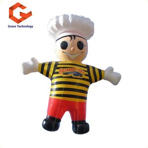 Custom ized Giant Custom aufblasbare Bauarbeiter/Werbung Außenwerbung Giant Human Infla table Worker Model - Product Image 3