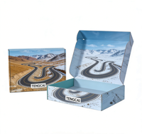 Cajas de Regalo Rosadas de Papel Corrugado Reciclable y Ecológico con Laminado Mate, Personalizables con Logotipo UV, para Zapatos, Ropa y Envíos Postales, MOQ Bajo