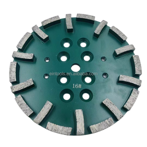 10 Inch Betonnen Vloer Diamant Slijpen Kop Kop Wiel Schijf Met Diamant <span class=keywords><strong>Segment</strong></span> - Product Image 1