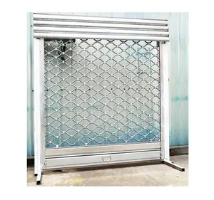 high quality Fireproof Horizontal Vertical Standard Mesh Rolling Shutter Door Sizes