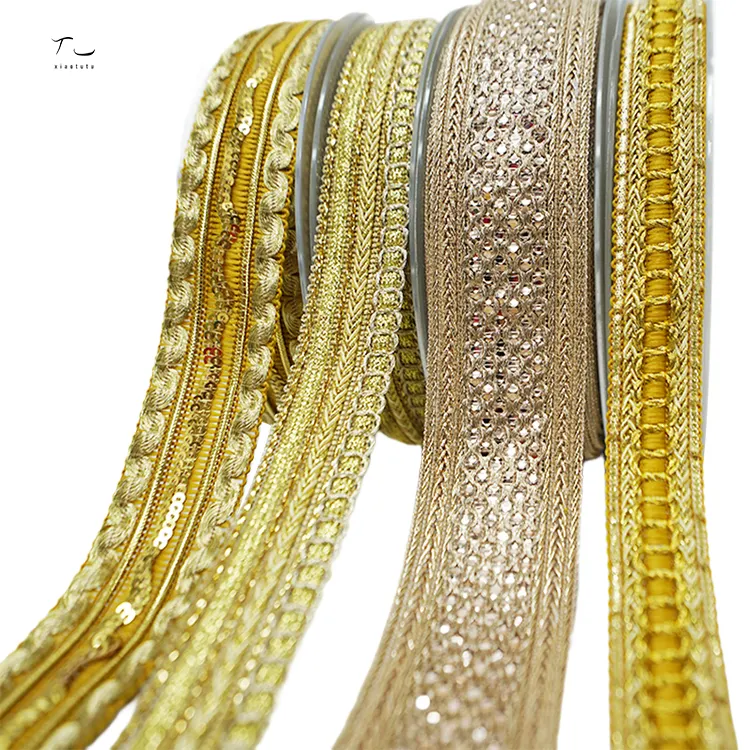 OEM   ODM Accessories Lace Trim Fringe Lace Webbing Trim Customized Size