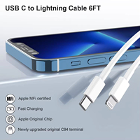 Cable de Carga Rápida 3A Bio USB Tipo C a Lightning para iPhone 13 14 15 16