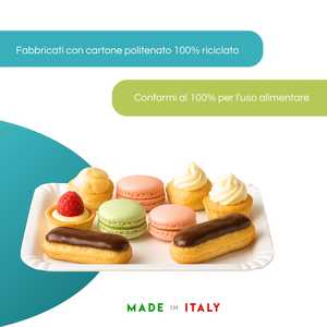 Vassoi di Cartone Usa e Getta per Torte e Pasticcini, Stile Rustico, 48x34,5 cm, Confezione da 9 - Product Image 3