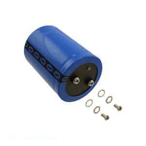 Condensador de Montaje en Chasis, Canal del Fabricante, CAP ALUM 470000UF 20% 25V SCREW 470000 uF MAL210116474E3 - Product Image 1