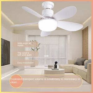 Offre Spéciale E27 silencieux LED ventilateur de plafond lumière détachable avec ventilateur LED télécommande Design traditionnel pour chambre salon - Product Image 3