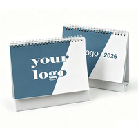 Calendrier de bureau design moderne, vente en gros, calendrier mural publicitaire personnalisé