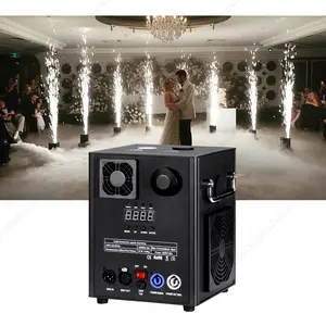 Grande estilo Frio sparkler máquina fria faísca fonte Fogo funciona para festa casamento Stage controle remoto sem fio chama