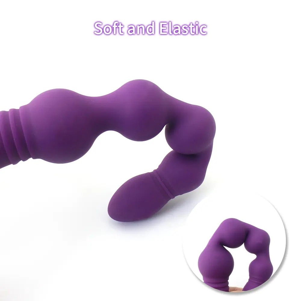 Vijf Kralen Anale Plug Vibrator Seksspeeltjes Voor Vrouwen Vagina Vibrador Dupl Anale Vaginale Plug-In Vibrator