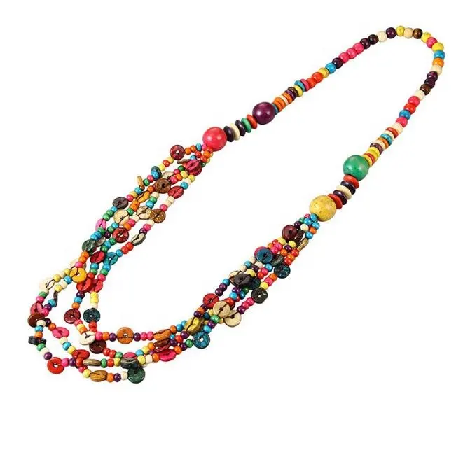 Nieuwste Fashion Europese Bohemian Sieraden Multi Strand Bead Ketting