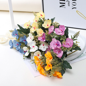ช่อดอกกล้วยไม้ฟาแลนนอปซิสประดิษฐ์ Lichao สำหรับตกแต่งบ้านและงานแต่งงาน - Product Image 2