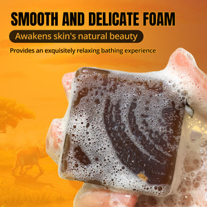Sapone nero africano sbiancamento viso alleggerimento ridurre macchie scure macchie Acne organico africano sapone nero - Product Image 3