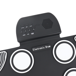 HQC6 - Juego de Batería Portátil Enrollable para Niños y Adultos, Pad de Batería Electrónico de Silicona con Diseño de Arcoíris, <span class=keywords><strong>Kit</strong></span> de Batería Eléctrica - Product Image 3