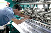 Machine de fabrication de filet d'ombrage en plastique PP/PE/PET de Chine, équipement de production de ligne de fabrication de filet de tricotage de sol, équipement de sécurité