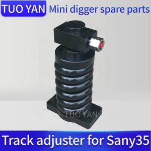 Ajustador de pista listo en stock para <span class=keywords><strong>Sany</strong></span> 35 Mini excavadora repuestos cilindro de tensión excavadora conjunto de resorte de retroceso - Product Image 5