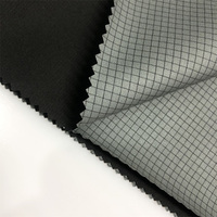 Tissu Softshell imperméable 100% polyester voile laminé avec film TPU, 70D, extensible dans les 4 sens, nylon ripstop, 3 couches, pour l'extérieur