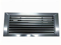 Grille d'air de retour ouvrable en acier inoxydable Grille d'air de retour à persienne fixe adaptée aux conduits de ventilation HVAC