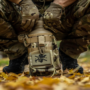 Nửa gallon cách điện sắt infidel chai nước với Paracord xử lý-Lớn 64 oz nước bằng thép không gỉ Jug - Product Image 5