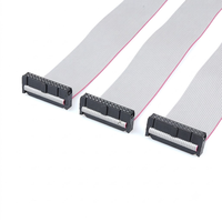 Kabel Pita Datar IDC Pitch 2.54mm UL2651 28AWG Rakitan Kabel Konektor FC Female untuk Papan Kontrol PCB Printer 3D