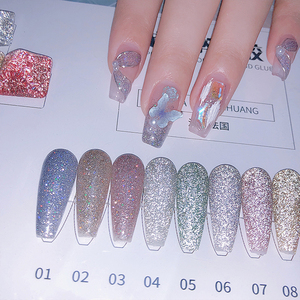 ZRKGEL Kit <span class=keywords><strong>VIP</strong></span> a basso prezzo vendita calda professionale fornitura per unghie campione gratuito 9 colori 15ml Super brillante Set di smalto Gel da discoteca - Product Image 6