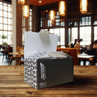 AT PACK Boîte de papier en carton écologique à découpes avec revêtement UV Boîte à capsules de café mat pour 12/18 tasses K Boîtes à dosettes de café