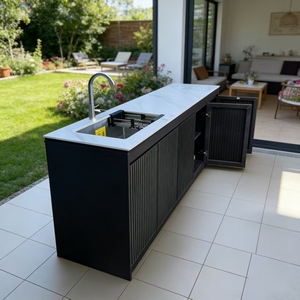 定制喷漆铝合金金属工艺品铝柜防水防锈蜂窝板环保可回收储物 - Product Image 1