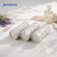 Boîtes cylindriques en carton personnalisées haut de gamme pour cosmétiques, parfums, huiles essentielles, diffuseurs d'arômes, emballages de luxe en tube de papier
