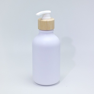 Factory Luxury Teal Green Transparent Pressure <b>Pump</b> Dispensing Thick Lotion Bottle Shampoo Conditioner 300ml500ml - Product Image 5