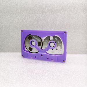 Cinta de Audio Transparente Morada en Oferta, 50 Minutos, Bobina Metálica, para Grabación DIY, Decoración Vintage para el Hogar, Reproductor de Música Retro - Product Image 2
