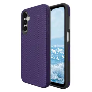 Eenvoudige Telefoon Case Voor Samsung A55 54 35 34 25 24 15 14 S24 Ultra Tpu Pc Driehoekige Korrel Aanpassen Multicolor Sjk404 Laudtec