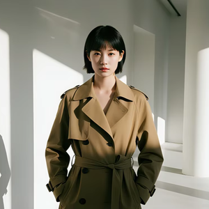 <span class=keywords><strong>Trench</strong></span>-Coat d'hiver pour femmes coupe-vent imperméable personnalisé Long Double Design <span class=keywords><strong>pas</strong></span> <span class=keywords><strong>cher</strong></span> prix Style tendance - Product Image 1