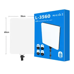 L-3560 24inch Photography Light Suitable Plane Led Fill Light Studio For Outdoor Video Recording Shooting And Streaming