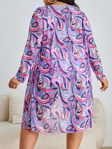 Nuevo Conjunto de Bikini de 3 Piezas Tallas Grandes OEM, Traje de Baño de Cintura Alta para Mujer con Estampados y Cubierta - Product Image 2
