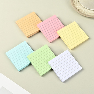 Custom Lined Sticky Notes Custom Printed <b>Memo</b> <b>Pads</b>, Strong Adhesive Reusable Self Adhesive Note Stickers for Office School - Product Image 2